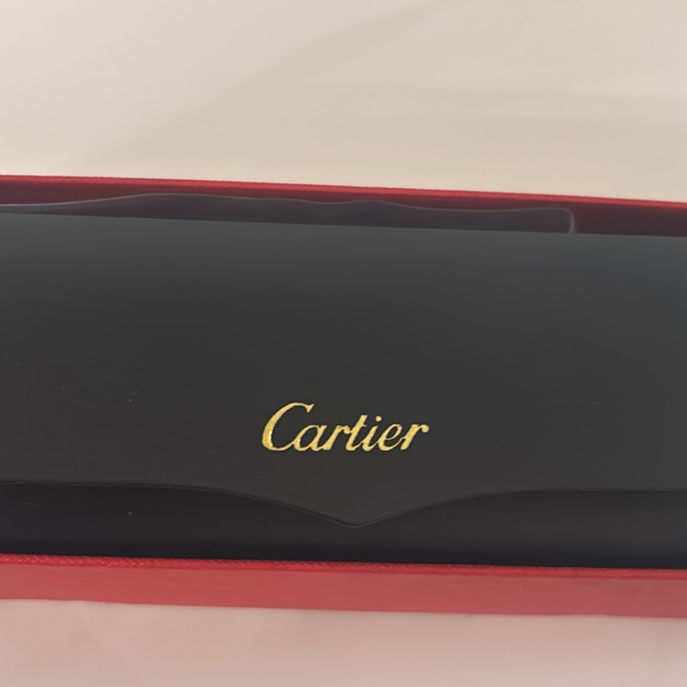 Cartier Optical Prescription Card with Multicolor Edge